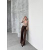 Yüksek Bel Straight Fit Palazzo Pantolon - 160141 Yüksek Bel Straight Fit Palazzo Pantolon - 160141