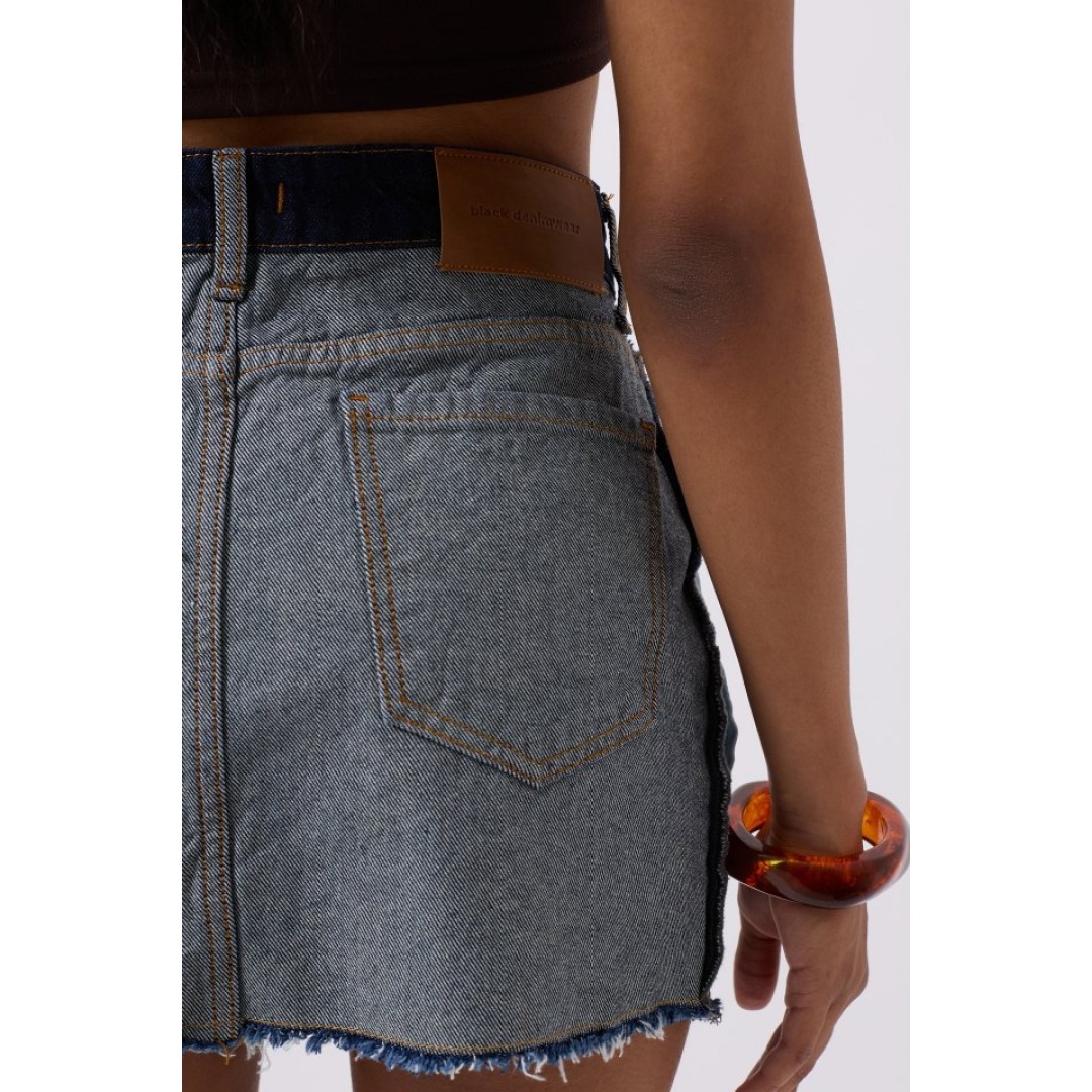 Ters Detay Denim Mini Etek 160585 Ters Detay Denim Mini Etek 160585