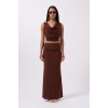 Katlama Bel Detay Maxi Etek 160589 Katlama Bel Detay Maxi Etek 160589