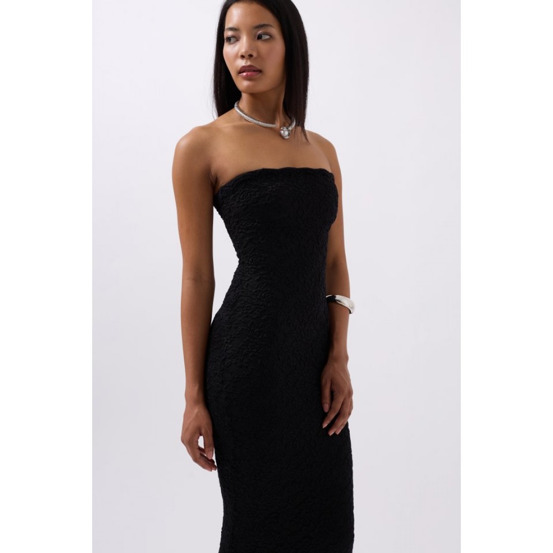 Straplez Dantel Maxi Elbise 160618 Straplez Dantel Maxi Elbise 160618