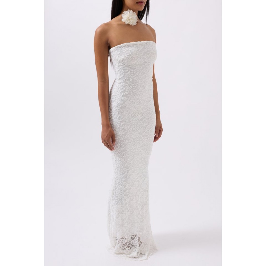 Straplez Dantel Maxi Elbise 160619 Straplez Dantel Maxi Elbise 160619