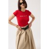 Delete My Ex Baskılı Likralı Crop T-Shirt 161637 Delete My Ex Baskılı Likralı Crop T-Shirt 161637