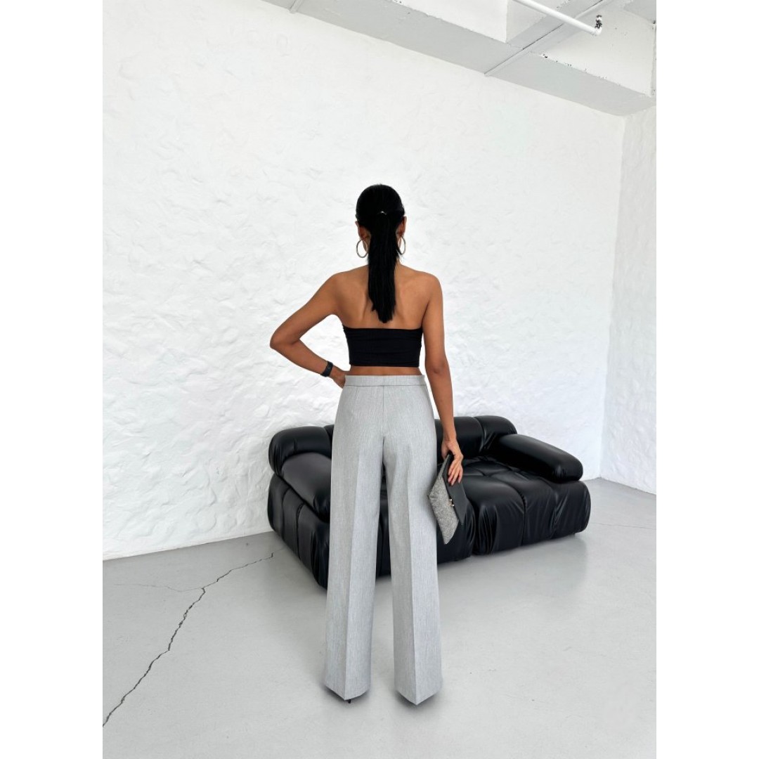 Yüksek Bel Straight Fit Palazzo Pantolon 161670 Yüksek Bel Straight Fit Palazzo Pantolon 161670