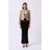 Crop Keten Blazer Ceket 162132 Crop Keten Blazer Ceket 162132