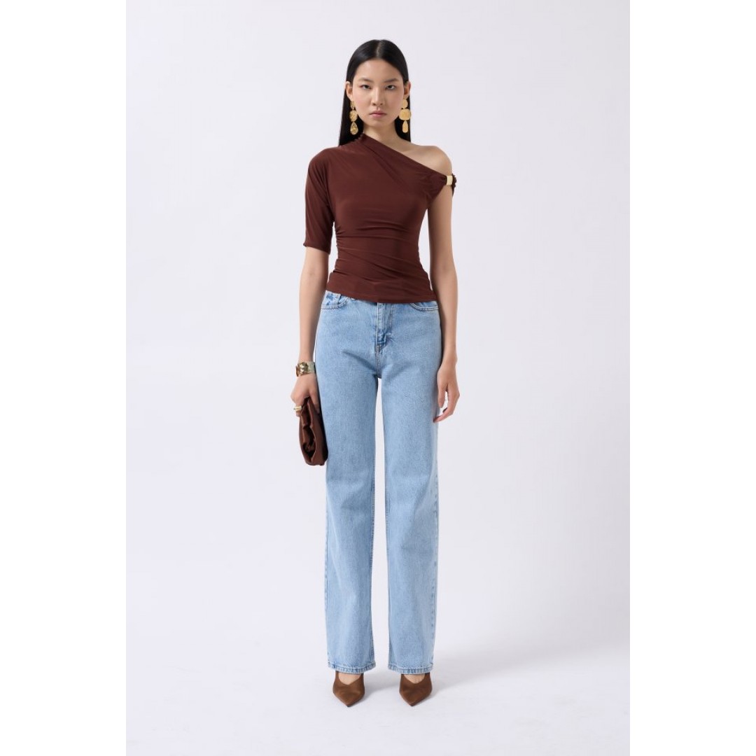 Aksesuar Detay Cutout Bluz 162136