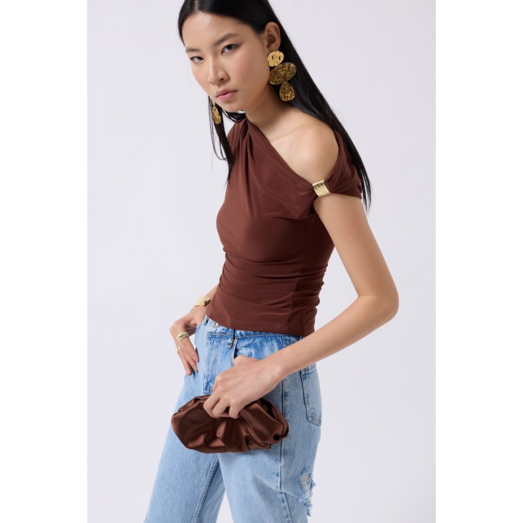 Aksesuar Detay Cutout Bluz 162136
