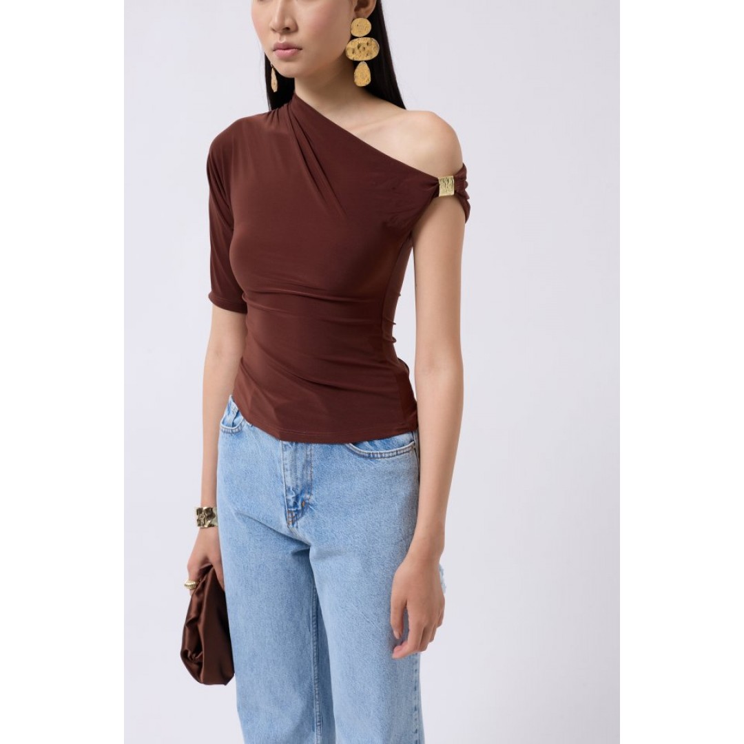Aksesuar Detay Cutout Bluz 162136