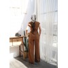 Keten Kuşakli Yelek Ve Pantolon İki̇li̇ Takim 162155