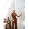 Keten Kuşakli Yelek Ve Pantolon İki̇li̇ Takim 162155