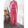 Keten Bluz Ve Pantolon İki̇li̇ Takim 162158