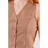 Önü Düğmeli Camel Yelek 147527 Önü Düğmeli Camel Yelek 147527