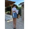 Cecile Denim Mini Etek 4015-17 155805