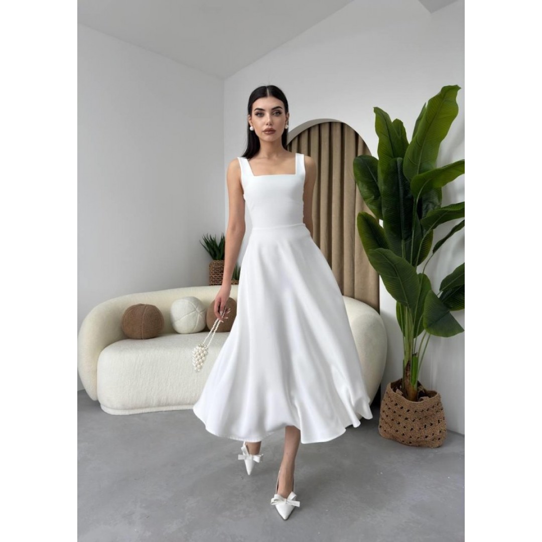 Neapolitan Askılı Elbise - 154663