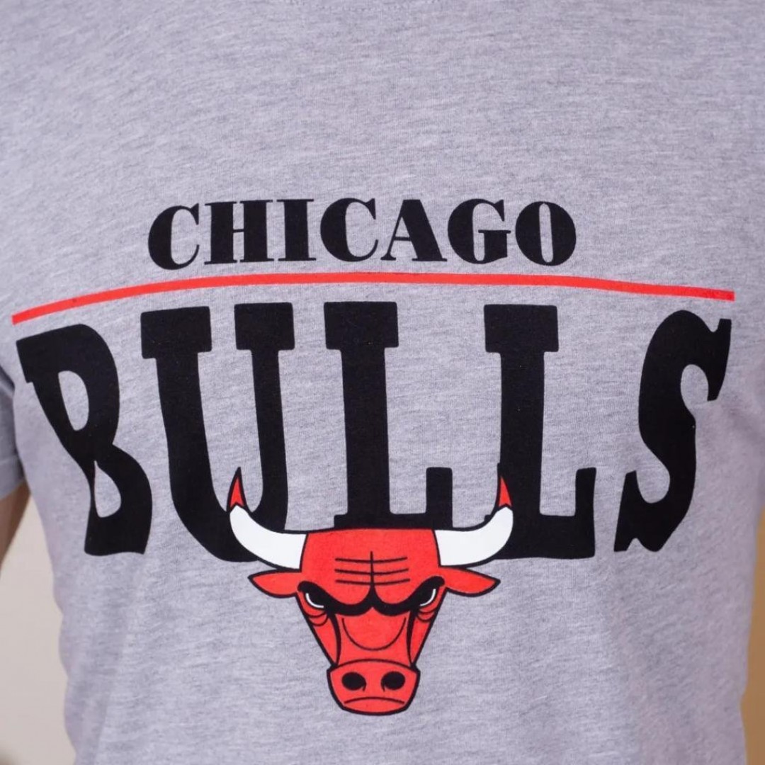 Erkek Kısa Kollu Chicago Bulls Baskılı Tişört 91615 Erkek Kısa Kollu Chicago Bulls Baskılı Tişört 91615