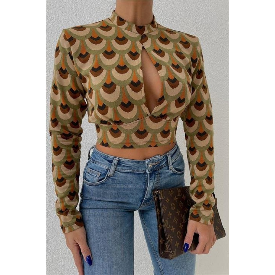 Autumn Cut Out Bluz 3018-08