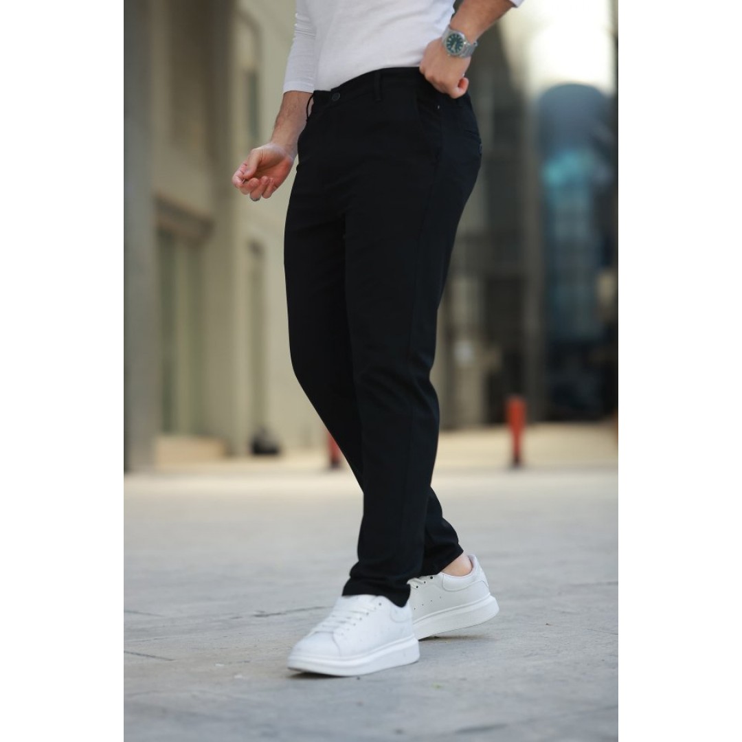 Erkek Düz Kesim Bilek Boy Kumaş Pantolon - 156938 Erkek Düz Kesim Bilek Boy Kumaş Pantolon - 156938