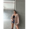 ELLO ETİKETLİ ÇENGELLİ İĞNE DETAYLI CEKET - Pudra 152725 ELLO ETİKETLİ ÇENGELLİ İĞNE DETAYLI CEKET - Pudra 152725