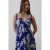 ASKILI VİSCON ELBİSE - Saks - 151380