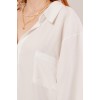 Basic Oversize Beyaz Gömlek - 147317 Basic Oversize Beyaz Gömlek - 147317
