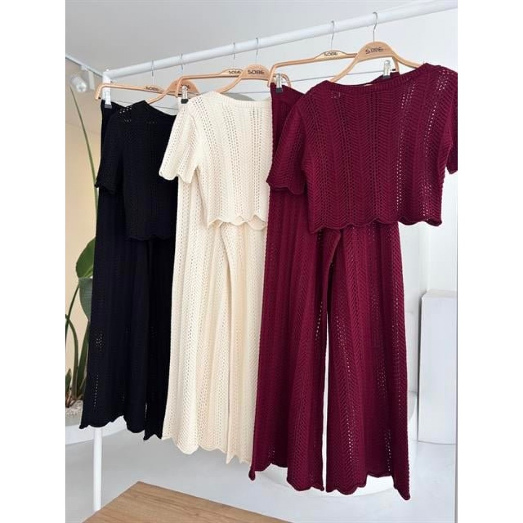 Triko Bluz Pantolon İkili Takım 10084-025 159442