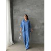 VARAKLI BLUZ PANTOLON TAKIM - Mavi 150781 VARAKLI BLUZ PANTOLON TAKIM - Mavi 150781