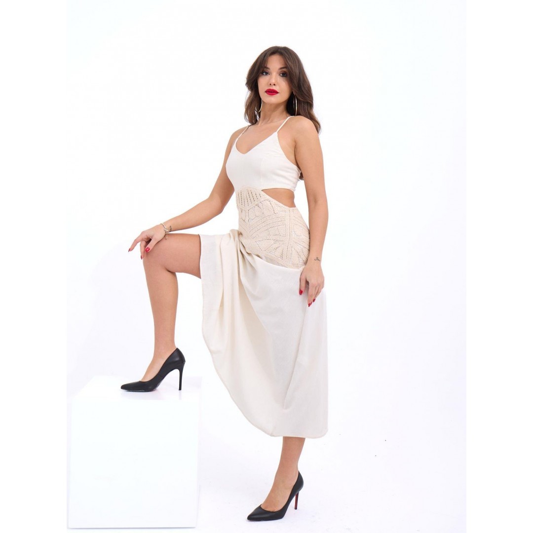 6229 ELBİSE-BEJ 144276 6229 ELBİSE-BEJ 144276