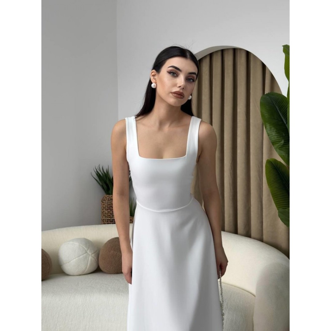 Neapolitan Askılı Elbise - 154663