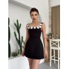 Alyosa Çiçek Detaylı Elbise - 159898 Alyosa Çiçek Detaylı Elbise - 159898