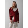 Atlet Detaylı Gömlek - Bordo 159644 Atlet Detaylı Gömlek - Bordo 159644