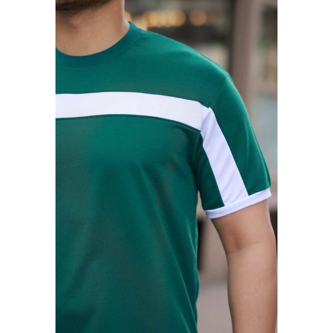 Erkek şerit Detaylı Kısa Kollu T-shirt 160882 Erkek şerit Detaylı Kısa Kollu T-shirt 160882