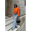 Sabina Sırt Dekolteli Crop Kazak 1270-09 155767 Sabina Sırt Dekolteli Crop Kazak 1270-09 155767