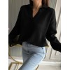 Kadın Beyaz Uzun Kollu Yakalı Triko Bluz 135308 Kadın Beyaz Uzun Kollu Yakalı Triko Bluz 135308