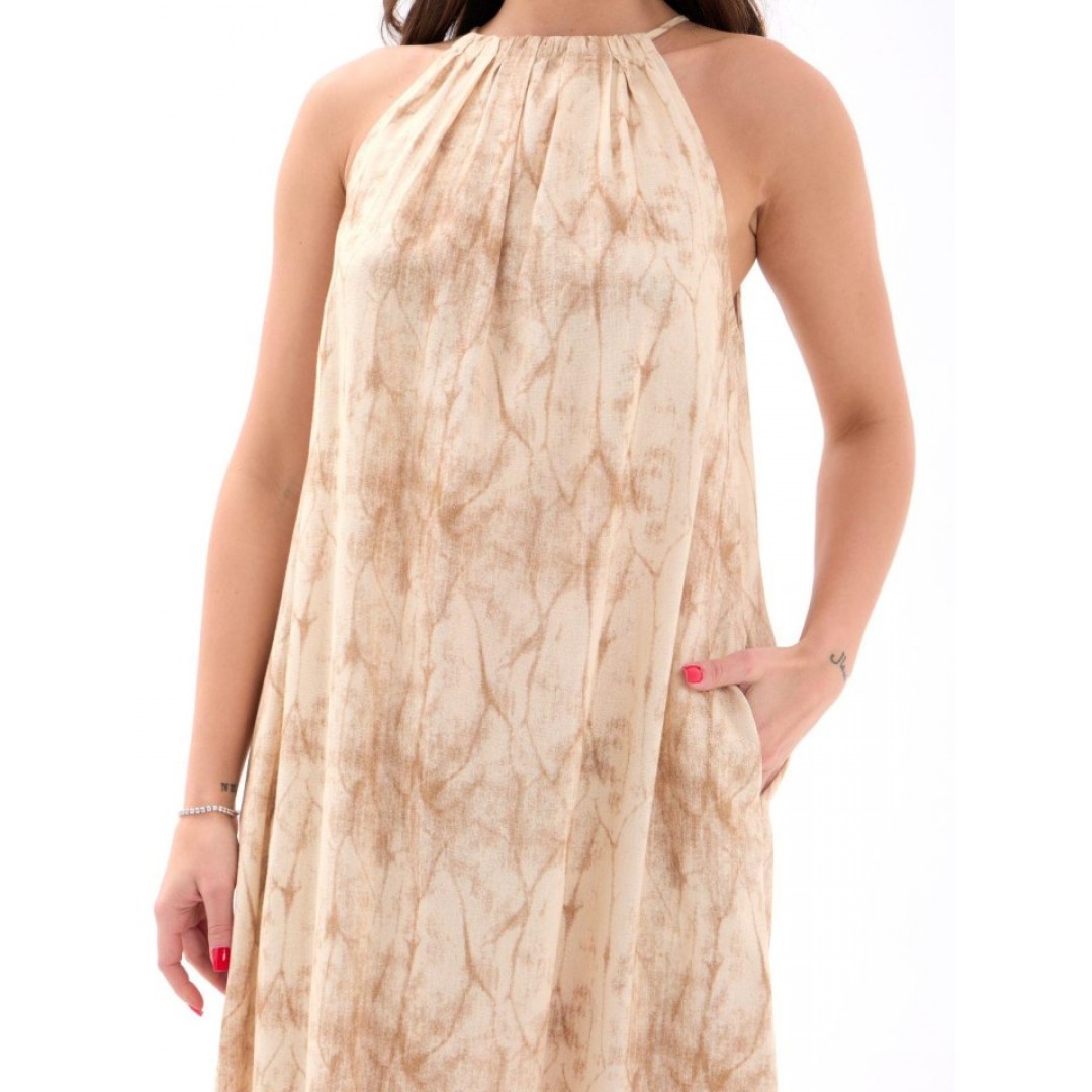 7438 ELBİSE-BEJ - 158185 7438 ELBİSE-BEJ - 158185