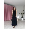 Kadın Krinkil Kumaş Beli Gipeli Halter Yaka Maxi Boy Elbise - 160441 Kadın Krinkil Kumaş Beli Gipeli Halter Yaka Maxi Boy Elbise - 160441