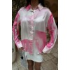 Pembe Geçişli Saten Gömlek 3439 158524 Pembe Geçişli Saten Gömlek 3439 158524