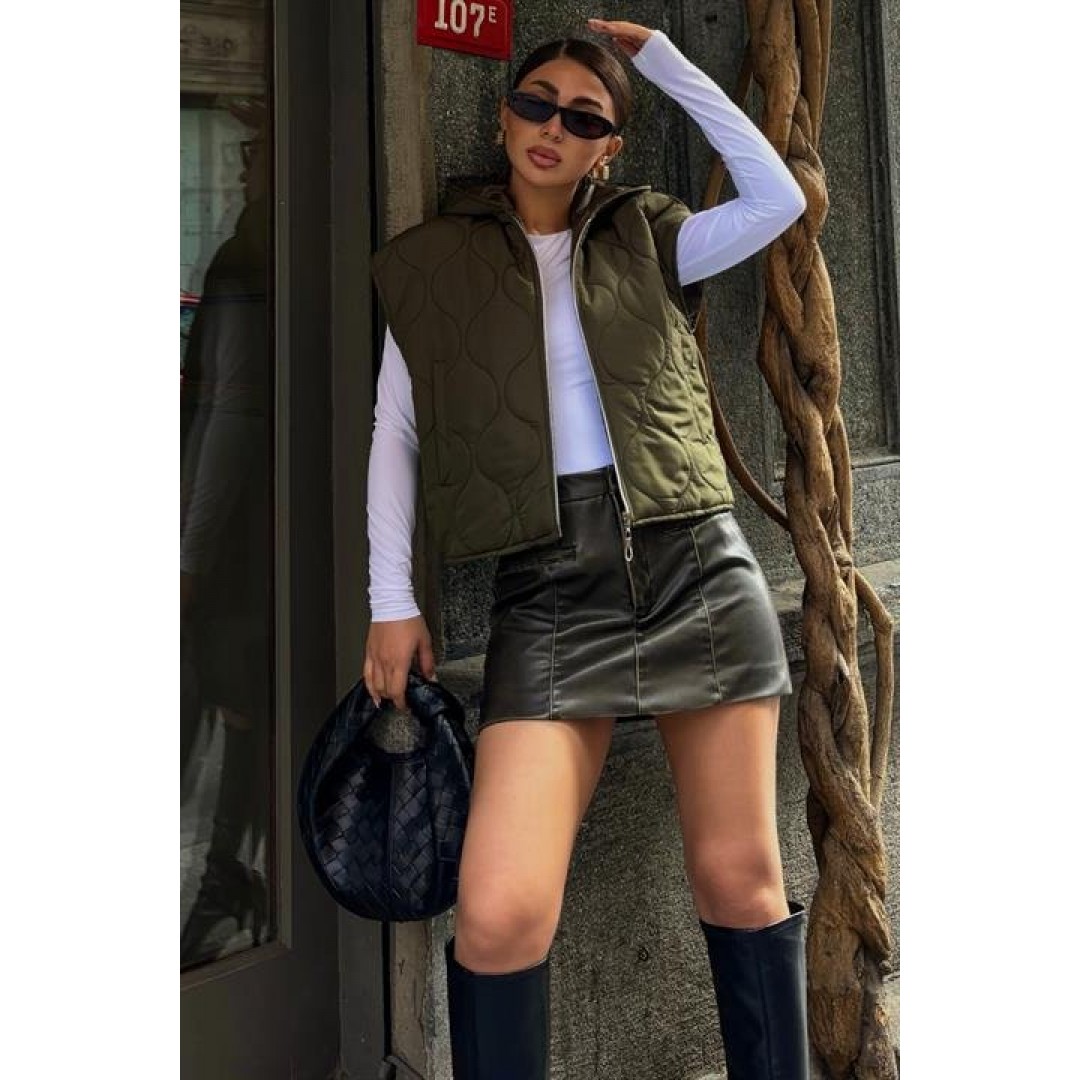Sveta Kapitone Şişme Yelek 5144-08 157423 Sveta Kapitone Şişme Yelek 5144-08 157423