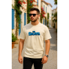 Ön Ve Arka Baskılı Oversize Bisiklet Yaka T-shirt- Beyaz 156224 Ön Ve Arka Baskılı Oversize Bisiklet Yaka T-shirt- Beyaz 156224