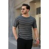 Erkek Petek Desenli Kısa Kollu T-shirt - 160088 Erkek Petek Desenli Kısa Kollu T-shirt - 160088