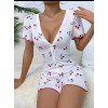 Kadın Göğüs Dekolteli Pinterest Kiraz Desen Full Likralı şort Tulum 151500 Kadın Göğüs Dekolteli Pinterest Kiraz Desen Full Likralı şort Tulum 151500
