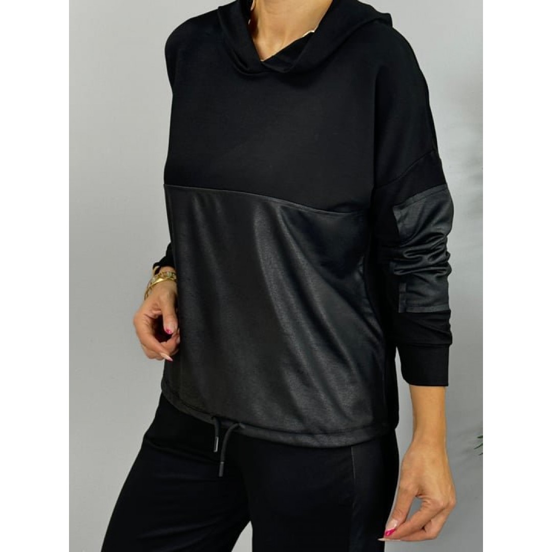Kadın Uzun Kollu Kapüşonlu Oversize Sweat Ve Pantolon Ikili Takım 127796 Kadın Uzun Kollu Kapüşonlu Oversize Sweat Ve Pantolon Ikili Takım 127796