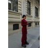 Asimetrik Detaylı Fitilli Triko Elbise 2824 158391 Asimetrik Detaylı Fitilli Triko Elbise 2824 158391