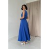 Saks Geniş Yakalı Halter Kollu Elbise 153471 Saks Geniş Yakalı Halter Kollu Elbise 153471