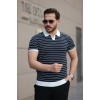 Erkek Kısa Kollu çizgi Desenli örme Kumaş Tshirt 157294 Erkek Kısa Kollu çizgi Desenli örme Kumaş Tshirt 157294