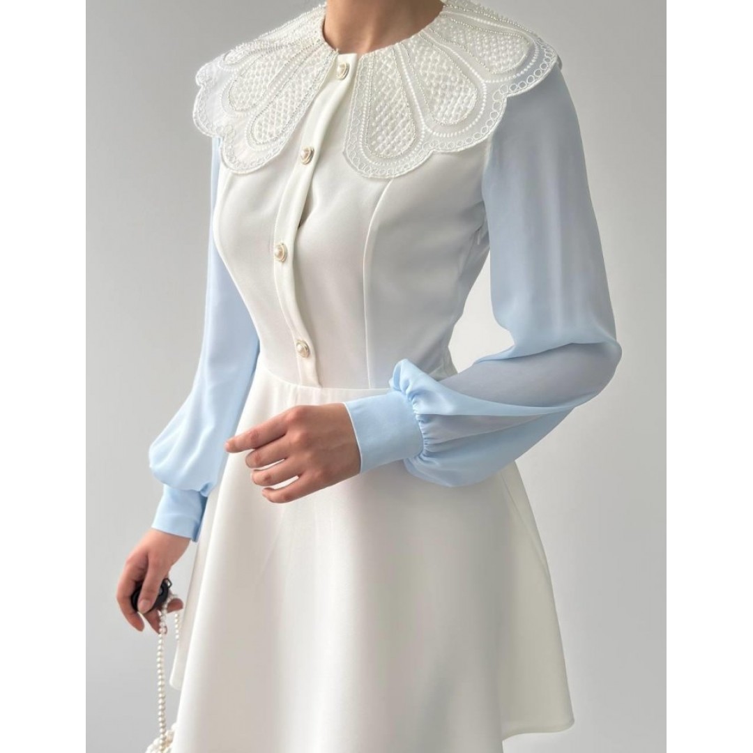 Asıo Bebe Yaka Elbise - 153531 Asıo Bebe Yaka Elbise - 153531