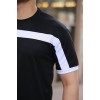 Erkek şerit Detaylı Kısa Kollu T-shirt - 160886 Erkek şerit Detaylı Kısa Kollu T-shirt - 160886