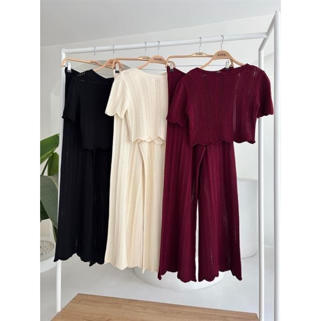 Triko Bluz Pantolon İkili Takım 10084-025 159442