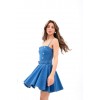 7363 KOT ELBİSE-MAVİ 162619 7363 KOT ELBİSE-MAVİ 162619