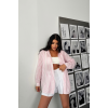 SİMLİ ÇİZGİLİ VUAL GÖMLEK - Pembe 158866 SİMLİ ÇİZGİLİ VUAL GÖMLEK - Pembe 158866