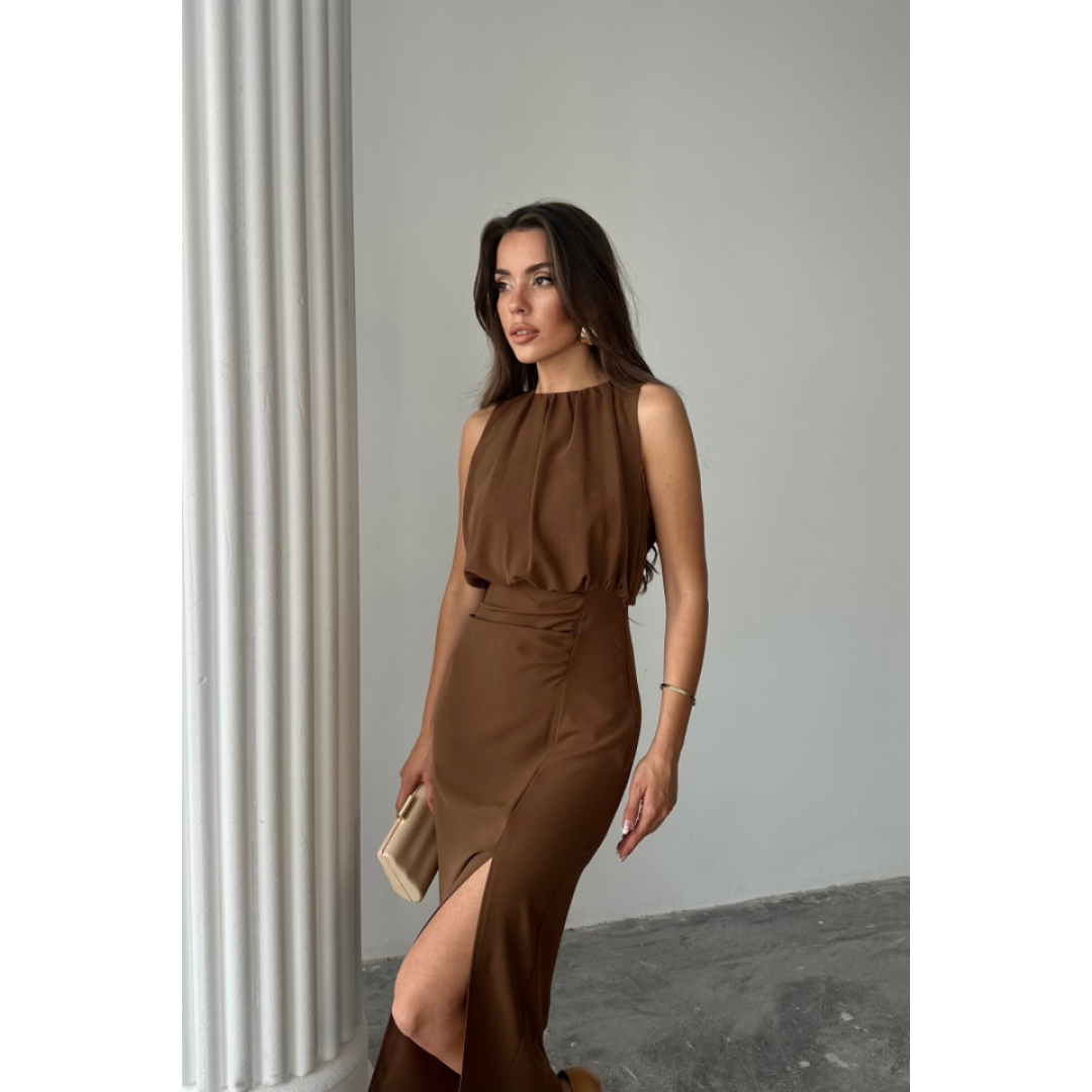 ELBİSE - Kahverengi 163861 ELBİSE - Kahverengi 163861