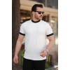 Erkek Bisiklet Yaka örme Pamuklu Kumaş Kısa Kollu T-shirt 160101
